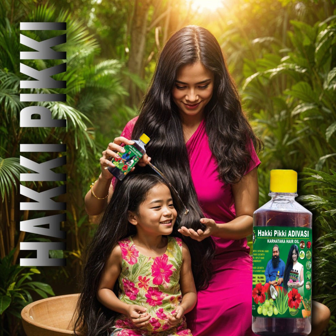 ADIVASI HAKKI PIKKI HAIR OIL 3 Months Course Recommended