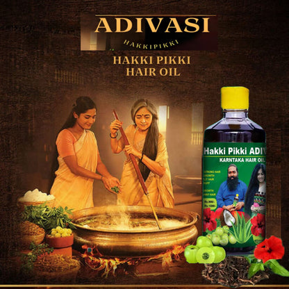 ADIVASI HAKKI PIKKI HAIR OIL 3 Months Course Recommended
