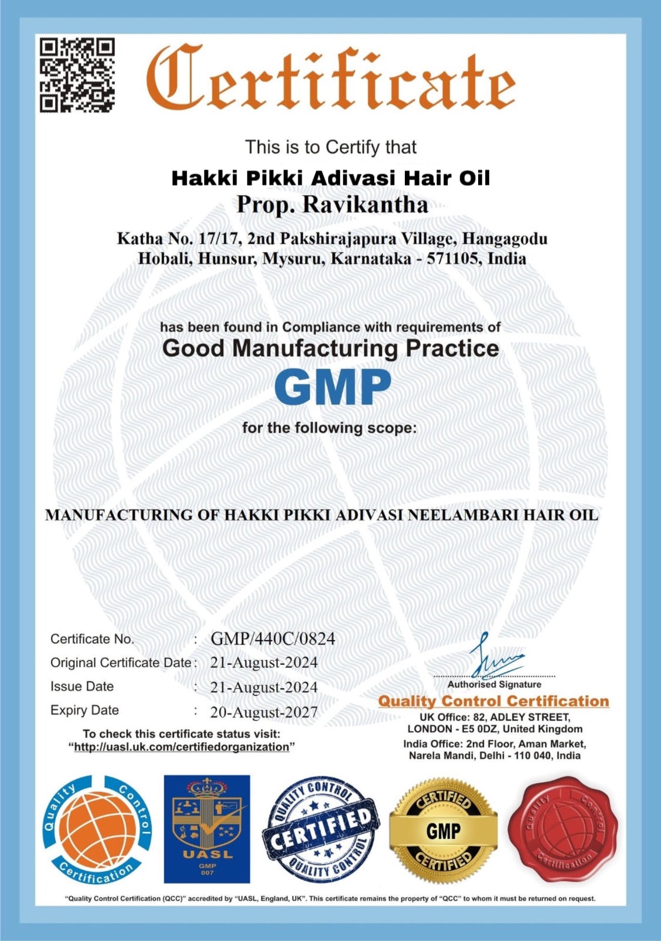 ADIVASI HAKKI PIKKI HAIR OIL 3 Months Course Recommended