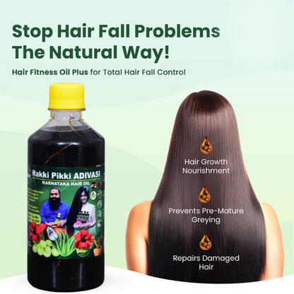 ADIVASI HAKKI PIKKI HAIR OIL 3 Months Course Recommended